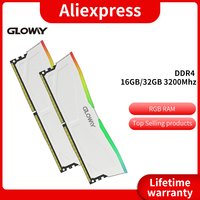 GLOWAY Ram DDR4 16gb 8gb pamięci RAM DDR4 3000mhz 3200MHz otchłań serii DDR4 RGB Ram XMP 288pin na pulpicie 1.35v 2